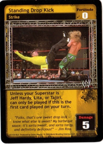 Standing Drop Kick